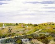 威廉梅里特查斯 - Along the Path at Shinnecock